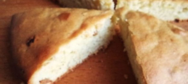 Постный апельсиновый кекс