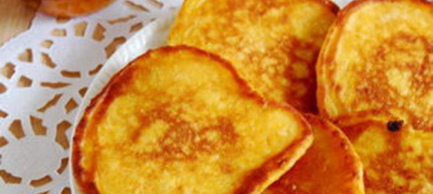 Тыквенные оладьи с медом