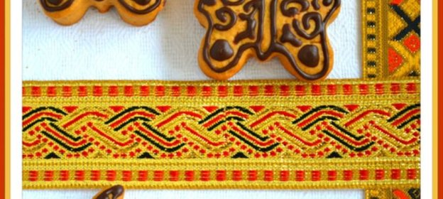 Пасхальное подарочное печенье