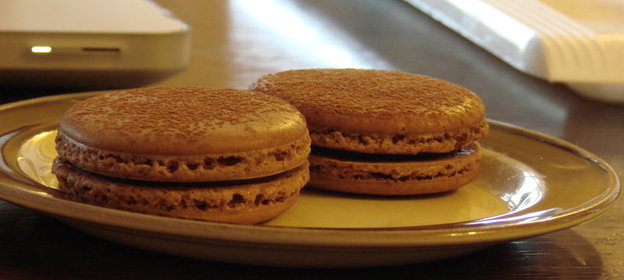 Шоколадно-кофейные макаронс