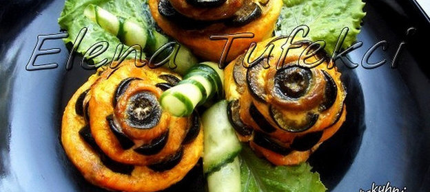 Рулетики из форели Морские розы