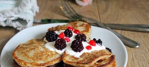 Оладьи из смеси многозерновых хлопьев