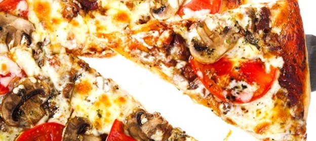 Картофельная пицца с грибами