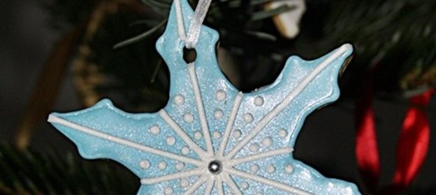 Красивое печенье на ёлку