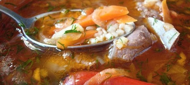 Щи с мучной подболткой