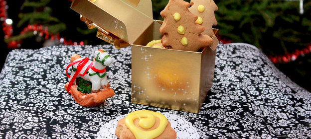 Печенье кофейное Новогоднее