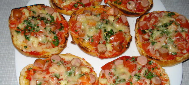 Пицца из булочек Открой холодильник