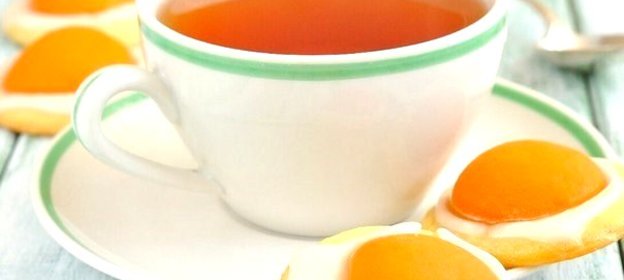 Печенье «Яичница» из абрикосов