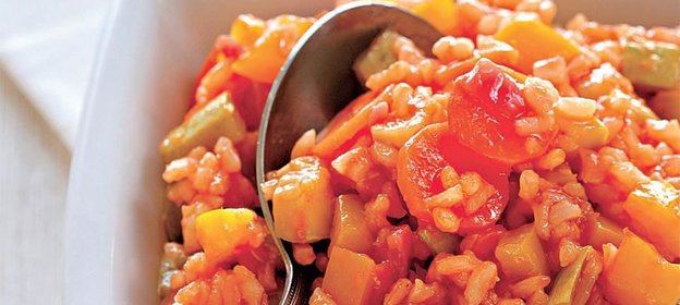 Овощи с рисом