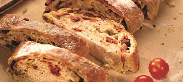 Итальянский батон с моццареллой