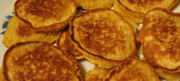 Постные банановые оладьи