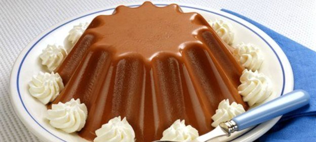 Желе молочное с шоколадом