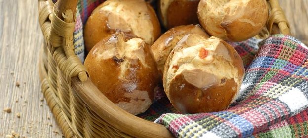 Булочки с рикоттой и сладким красным перцем