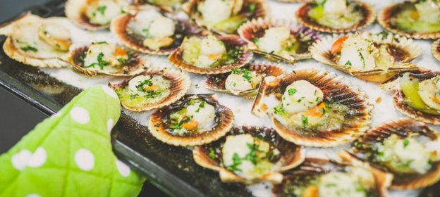 Морские гребешки по-венециански