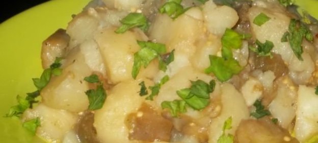 Запеканка из тыквы с фасолью