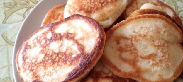 Оладьи на воде с дрожжами