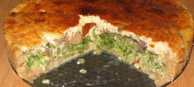 запеканка с брокколи