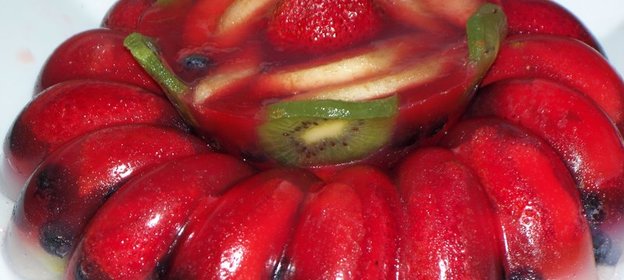 Желейно фруктовый десерт для взрослых !!!