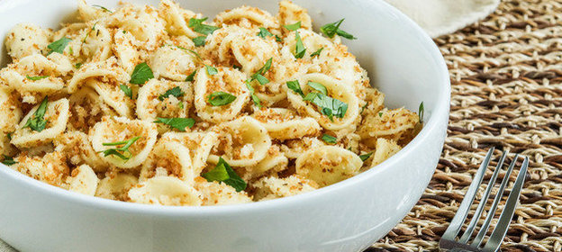 Итальянская паста с хлебными крошками