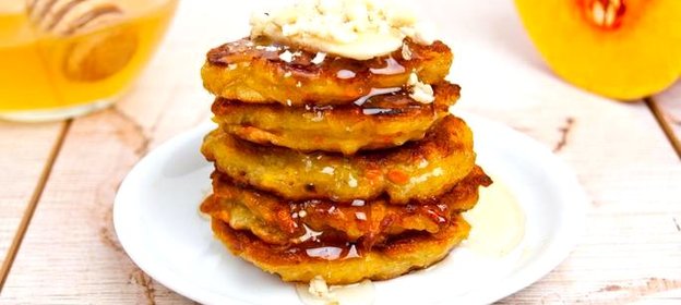 Тыквенно-банановые оладьи