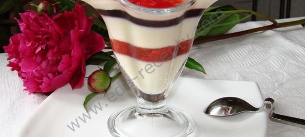 Молочно-ягодный десерт Вкус лета