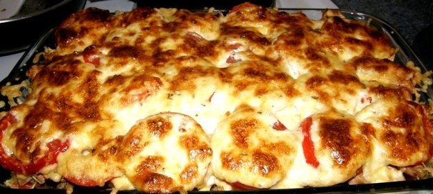 Запеканка из картофеля и мясного фарша