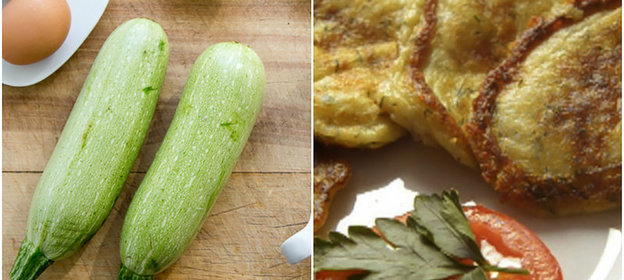 Оладьи из кабачков