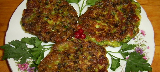 Луковые оладьи