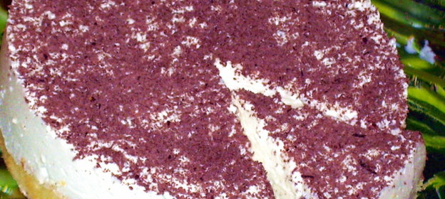 Торт Ванильный с тертым шоколадом