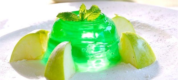 Желе из зеленых яблок