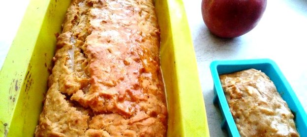 Яблочный кекс без яиц