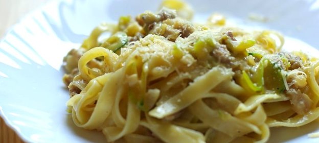 Паста с кабачками