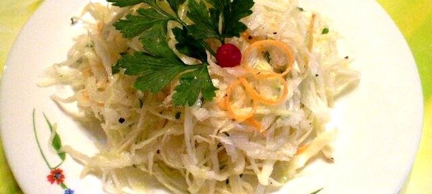 Салат с дайконом