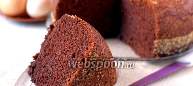Бисквит шоколадный в мультиварке