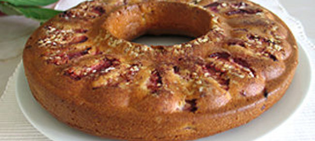 Кекс овсяный со сливами