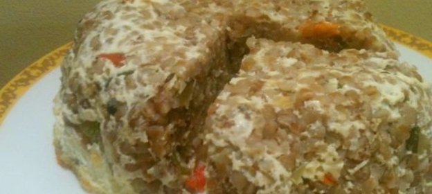 Гречневая запеканка с овощами