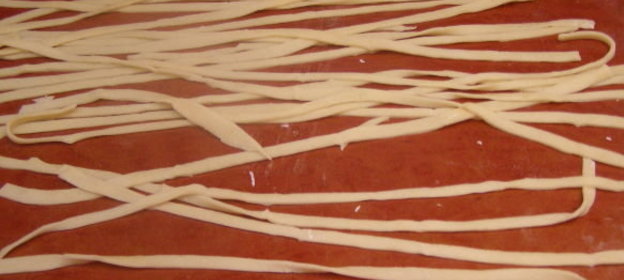 Лапша домашняя молочная