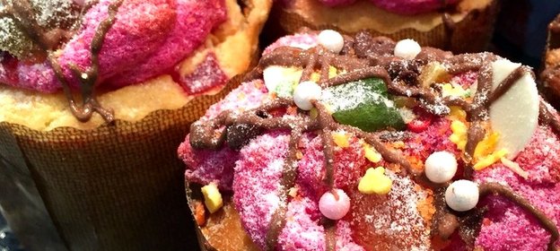 Пасхальные куличи с безе