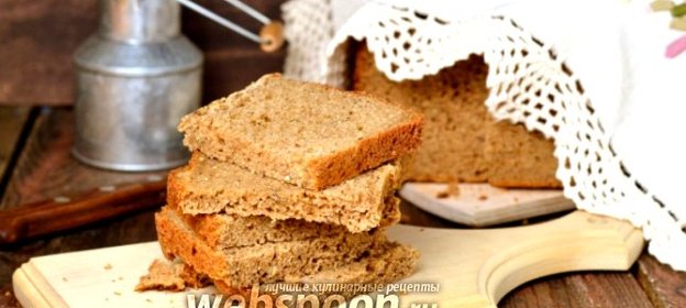 Ржаной хлеб с творогом и картофельными хлопьями