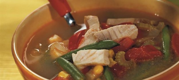 Суп из морского окуня