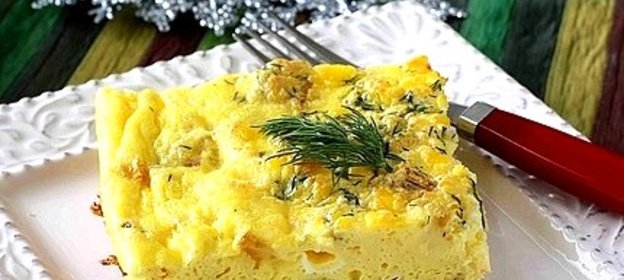 Рыбная запеканка с картофелем