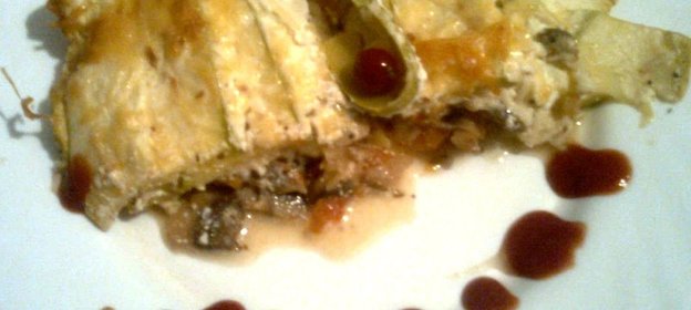 Кабачковая фитнес-лазанья