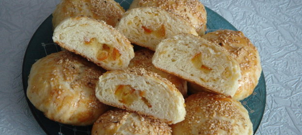 Турецкие булочки – Fingerfood.(с апельсиновыми цукатами)