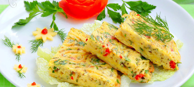 Фритата из спагетти по-милански