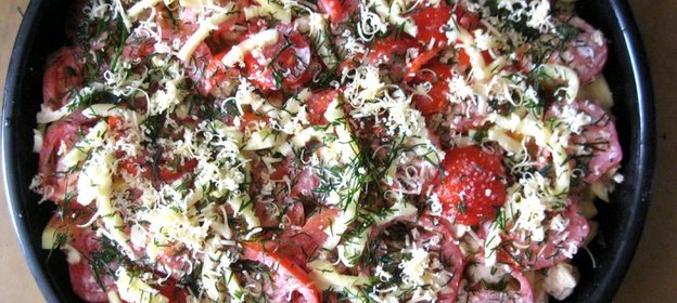 Куриная запеканка по‑домашнему