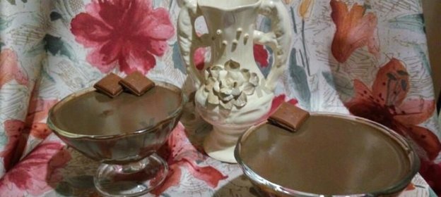 Шоколадно-молочное желе