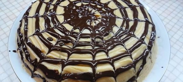 Бисквитный торт Шоколадное наслаждение