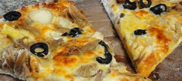 Гавайская Пицца с мясом кабана,ананасом и грибами ! ! !